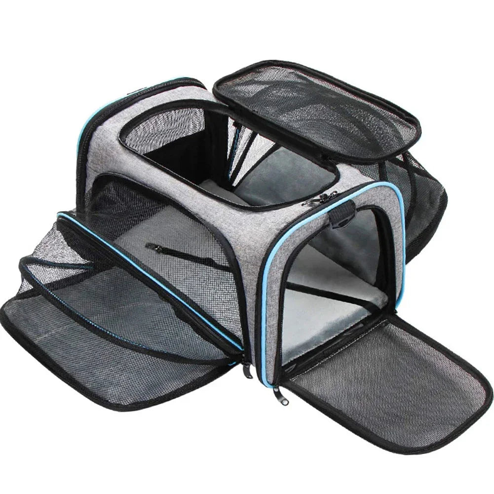 PetHaven - 4 Sides Expandable Foldable Breathable Pet Carrier Bag - Everything Pet